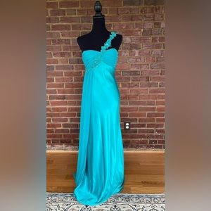 Turquoise gown